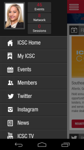 ICSC Mobile App for RECon 2016