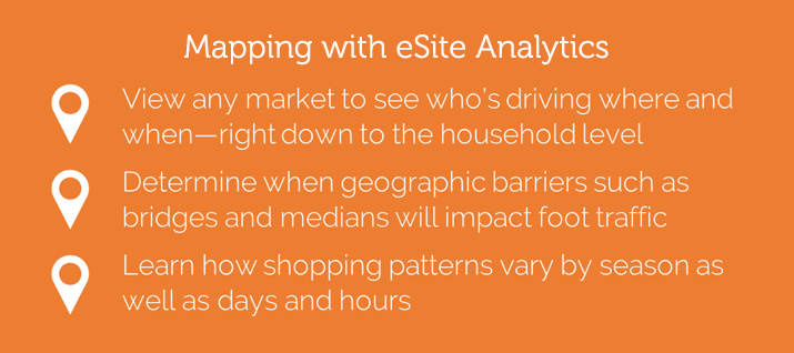 The benefits of eSite Analytics mapping technology